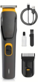 Chinustyle At-509 Cordless Professional Hair Trimmer Titanium Coated Blade Waterproof Trimmer 90 Min  Runtime 12 Length Settings(Black, Yellow)