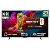 Hisense 164 cm (65 Inches) 4K Ultra HD Smart QLED TV | Dolby Vision Atmos, HDR10+ Adaptive | 144 Hz Game Mode Pro | AI 4K Upscaler | VIDAA OS | 65E7Q PRO (Charcoal Grey)