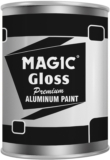 Magic Paints Silvio Aluminum Paint For Metal Surfaces Aluminium Silver Enamel Wall Paint(50 Ml)