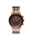 MVMT Stainless Steel Analog Brown Dial Women Watch-28000063-D, Rose Gold Band
