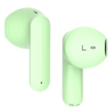 CrossBeats TWS Ear Buds | 30Hrs Playtime | Ultralight Bluetooth Earphones with Mic & Voice Assistant | Passive Noise Cancelling | Type-C Fasting Charging (Green)