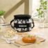 Cello Dezire Plus 2 Burner Gas Stove | 6mm Toughened Glass | Manual Ignition | ISI Certified | Rapid Alloy Burnes | 1 Year Warranty | Hexa Pan Supports