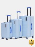 Mokobara The Aisle Trunk – Set of 3 Luggage (Small 55.5 cm | Medium 65 | Large 75.5cm ) Cabin & Check-in Set 8 Wheels – 30 inch