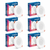 Crompton Star Lord Jbnxt Junction Box Downlighter | 5W | Round | Natural White | Pack Of 6 | Junction Box | Cutout: 3 Inch, 75 Mm | For Use In Halls, Bedroom, Kitchens, Office, Stores