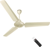 Atomberg Ameza | High Air Delivery | Low Noise | Classic Design | 5 Star 1200 Mm 3 Blade Ceiling Fan(Bldc Motor With Remote | Sea Sand Ivory | Pack Of 1)