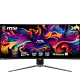 Msi Mag 341Cqp Qd-Oled 34 Inch 2K Uwqhd Curved Gaming Monitor – 1800R, 3440 X 1440 Qd-Oled Panel, 175Hz / 0.03Ms, 99% Dci-P3, Δe≤2, Displayhdr True Black 400, Kvm – Dp 1.4A, Hdmi 2.1, Usb Type-C Dp