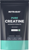 Nutrabay Pure Micronised Creatine Monohydrate | Pre/Post Workout Supplement -100 Gram Creatine(100 G, Unflavoured)