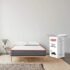Coirfit BIOLIFE 7-Zone Latex with Talalay Tech.4 Inch King Size Latex Foam (72X72) Inches| Bed Mattress| 15 Year Warranty| Medium Firm, Back Support & Comfort| Breathable King Bed Cool Gel Mattress