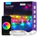 Govee RGBIC LED Strip Lights, 32.8 ft WiFi LED Lights Work with Alexa and Google Assistant, Smart LED Strips App Control, DIY, Music Sync, Colour Changing LED Lights for Bedroom, TV, Indoor, Christmas