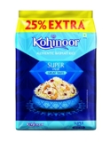 Kohinoor Super Value Basmati Rice, 1.25 Kg (25% Extra)| Authentic Long-Grain Basmati Rice (Up to 20 mm) | Aromatic, Flavorful I Ideal for Pulao & Plain Rice