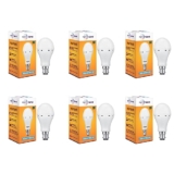 Wipro Garnet 15W Led Emergency Bulb | Cool Day White (6500K) | B22 Led Bulb Base | Inverter Bulb For Home, With 4 Hours Battery Back Up| Li-Ion Battery | Over Charging Protection | Pack Of 6