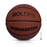 Boldfit Rubber Basketball Size 7 Professional Basket Ball for Indoor-Outdoor Training Basketball for Players Basketball Basketball Match Ball for Kids, Men Dunkmaster No 7, Brown