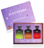 Just Herbs Pure Fragrances Intense Oud Trio Perfume Set of 3 – 50ML Eau de Parfum  –  150 ml(For Men & Women)
