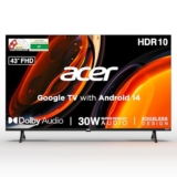 acer 108 cm (43 inches) Ultra I Series FHD Smart LED Google TV AR43FDJGU2841BD (Black) 2025 Model