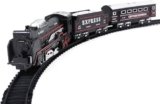 HOMOZE Classic Electric Style Toy Train Set with Track | Century Express Battery Operated Model Train | Kids Railway Play Set & Gift Item (Battery Not Included)