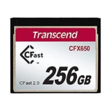 Transcend 256GB CFast 2.0 Memory Card CFX650, Read/Write speeds of up to 510MB/370MB/, MLC NAND Flash Chips, Full HD 8K/4K Video Recording, ECC, SATA III 6Gb/s, 5 Yrs. Warranty – TS256GCFX650