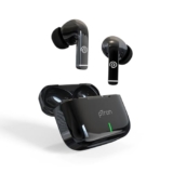 pTron Basspods P251+ TWS Earbuds w/ 50Hrs Playtime, 12mm Drivers, Dual HD Mic & AI-ENC Calls, Movie Mode, Touch Controls, in-Ear Bluetooth 5.1 Wireless Headphones, Type C Charging & IPX4 (Jet Black)
