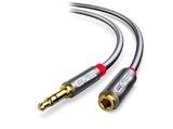3 PACK-3.5mm Aux Headphone Extension Cable 3 Feet (0.9 Meters) Male to Female Stereo Audio Extension Cable for Car, Home Stereo, iPhone, Smartphone or Any Audio Device