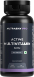 Nutrabay Pro Active Multivitamin For Men, Enhances Energy, Stamina & Immunity(60 Tablets)