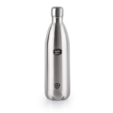 Cello Swift Thermosteel Water Bottle 1000ml, Silver | Double Walled Vacuum Insulated Flask Bottle | Keeps Drinks Hot or Cold for 24 Hours |Easy To Carry | Ideal For Water, Tea, Coffee & Cold Beverages