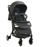 LuvLap Spark Stroller/Pram, Easy Folding with Stand Alone, for Newborn Baby/Kids, 0-3 Years (Black)