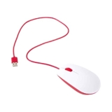 Official Raspberry Pi Mouse | Optical USB Mouse, 3-Button Design, Comfortable Ergonomic Grip, Compatible with All Raspberry Pi Models & Desktop Computers