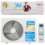 Midea 1 Ton 3 Star,5 Years Comprehensive Warranty, Smart Wi-Fi Ai Inverter Split Ac (Copper, Convertible 4-In-1,Hd Filter With Auto Cleanser,Santis Neo Ryl (Wi-Fi),Mai12Sd3R35W0,White)