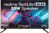 Realme Techlife Cinesonic 80 Cm (32 Inch) Qled Hd Ready Smart Google Tv Dolby Audio, Hdr10(32Hdgqrwsqq)
