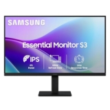 Samsung 24″ (60.5 cm) S3 Flat Monitor|Super Slim Borderless Design|IPS Panel|FHD 1920 x 1080|120 Hz|5 ms|Dual HDMI Ports (2EA)|Game Mode|Eye Saver Mode|Wall Mountable|LS24F320GAWXXL|Black