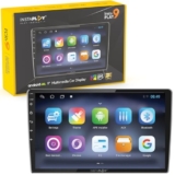 Instaplay Universal Android Car System | 9 Inch Full HD IPS Touchscreen Stereo Display | 2GB RAM, 32GB ROM | Bt & Wi-Fi Connectivity | Android 12 Double-DIN Multimedia Player with GPS & Navigation