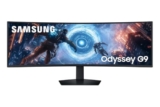 Samsung 49″ (124 cm) Odyssey G9 Curved Gaming Monitor|Dual QHD 5120 x 1440|144Hz|1ms|VESA DisplayHDR 600|FreeSync Premium Pro|HDR10+ Gaming|PBP|PIP|HAS|LS49FG910EWXXL|Black