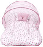 Miss & Chief by Flipkart Polycotton Baby Bed Sized Bedding Set(Pink, 1 Baby Bed, 1 Sleeping Bag)