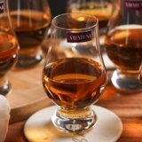 The Artment Petala Glass Nature’s Curve Whiskey Designer Durable Glass Set for Cocktails, Mocktails | Ideal for Gift Purpose | Set of 4-200ml