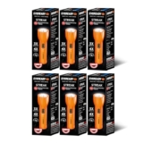 Eveready Streak DL22, Rechargeable 1W Emergency Led Torch, Easy Plug & Play Charging, Overcharge & Deep Discharge Protection, Powered by Li-Ion Battery, Pack of 6
