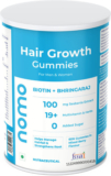 Nomo Biotin And Bhringraj Gummies For Hair Growth | Dht Blocker | 60N(60 No)