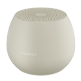 HAMMER Drop 5W Bluetooth Wireless Speaker with Twin Pairing, 1200 mAh Battery, 100H Standby Time, TWS Function, TF Card, USB Slot, Auto-Pairing, in-Built Mic, Type-C Charging, 52mm Driver (Beige)