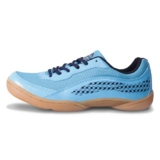 Nivia Flash 2.0 Badminton Shoes for Men, PVC Synthetic Leather & Mesh Upper, Duo‑Foam Midsole, Non‑Marking Herringbone Round Sole (Blue), UK10