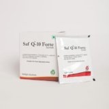 Agrosaf Saf Q-10 Forte Sachets | Coenzyme Q10, Lycopene, L-Arginine, L-Carnitine, Folic Acid, Zinc & Selenium Sachet | Powder for Oral Administration | Nutritional Supplement Sachets | 10 x 5g