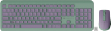 ZEBRONICS Companion 203 Wireless Standard Multi-device Keyboard Compatible with Desktop, Laptop, Mac 2.4GHz Wireless, Copilot AI Key, 12 Multimedia Keys, 1600 DPI, for Windows & Mac(Guava)