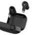 Boniry Aluminium Towel Holder for Bathroom/Towel Rod/Towel Hanger for Wash Basin/Towel Stand with Hooks/Bathroom Accessories (16 inch – Black) (2 PCS)
