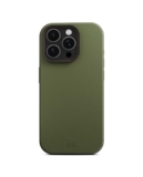DailyObjects Leatherite Case for iPhone 16 Pro Compatible with Mag-Safe Wireless Charging | Green-Olive Hybrid Magnetic Back Cover