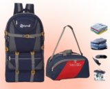 Kyros Rucksack And Db Bag Combo Pack For Men And Women-Blue Rucksack -65 L(Blue) Rucksack  – 65 L(Blue)