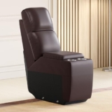 Home Centre Stockholm Half Leather Console – Brown