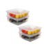Scotch-Brite Combo Rubber Kitchen Gloves (Small) + Scotch-Brite Sponge Wipe Resusable Kitchen Cleaning Foam Cellulose Wood Sponge