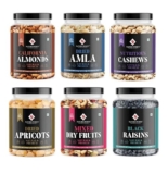 Nature Purify Dry fruits Combo 1.5 kg (Almond, Cashew, Apricot, Black Raisins, Amla, Mixed Nuts & More.)