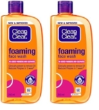 Clean & Clear Foaming Facewash for Oily Skin, Brown, 240ml (Pack of 2)