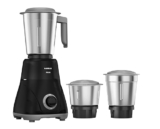 Havells Pulse 500 Watt Mixer Grinder With 3 Jars | 400Ml, 800Ml, 1.2L Leak Resistant Jars | 3 Speed Settings | Heavy Duty Abs Body With Ss Blades & Jars | Air Vent Technology | Black
