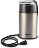Agaro Grand Coffee Grinder, Stainless Steel Electric, Capacity 60 Gms Dry Coffee Bean 6 Cups Coffee Maker(Silver)