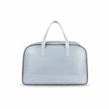 Priority Cult 001 Duffle Bag for Travel | Stylish Faux Leather | Lightweight and Comfortable for Travelling | Suitable for Men’s and Women’s One Size Blue