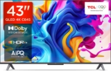 Tcl C645 108 Cm (43 Inch) Qled Ultra Hd (4K) Smart Google Tv With Hands-Free Voice Control(43C645)